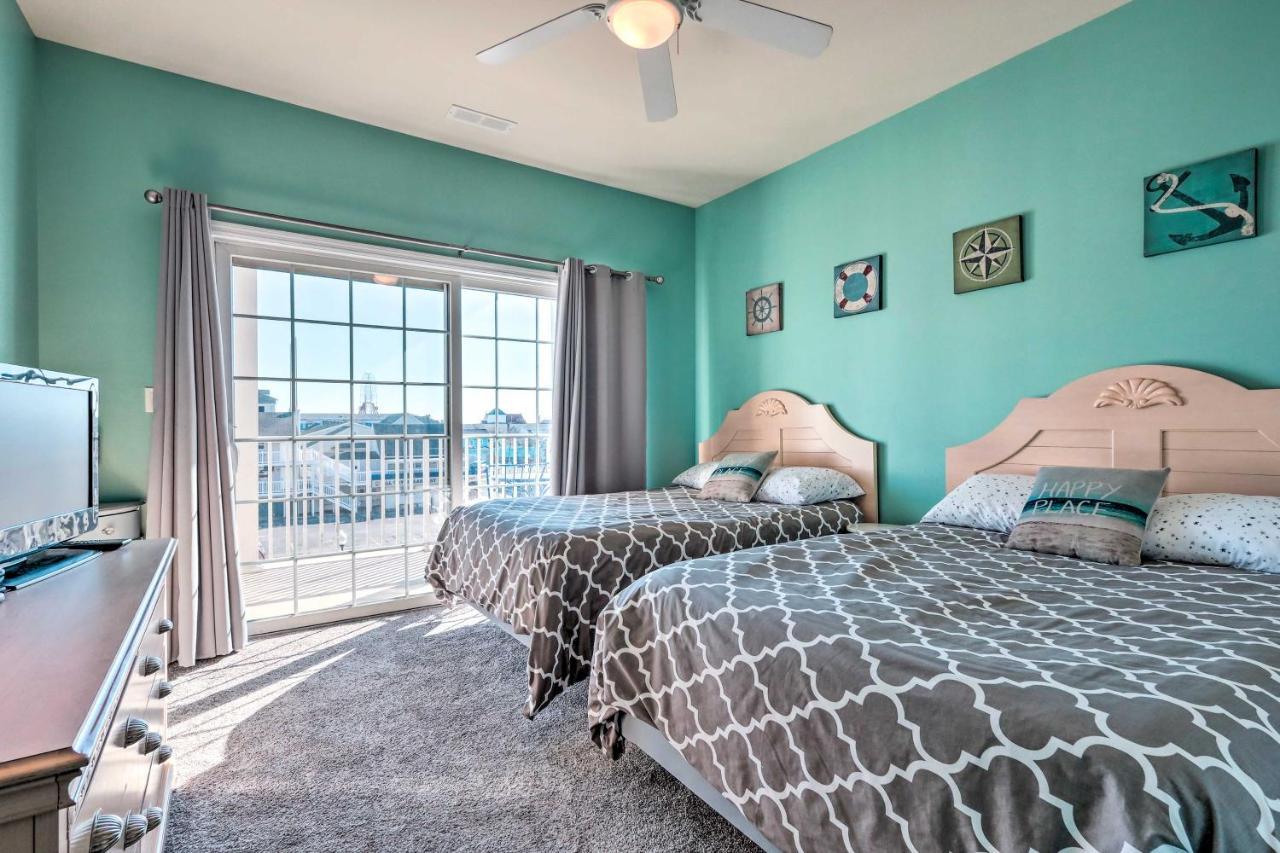 Downtown Ocean City Condo Balcony With Inlet View Exterior photo